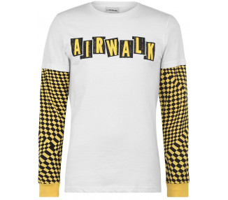 Pánské stylové tričko s dlouhým rukávem Airwalk