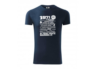 1971 v kostce - Viper FIT pánské triko