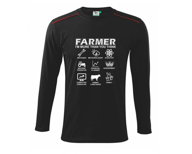 Farmer Symbols - Triko s dlouhým rukávem Long Sleeve