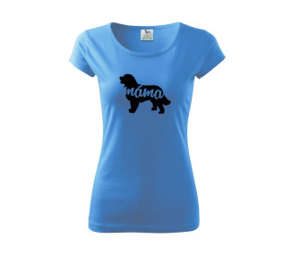 Bernský salašnický pes máma obrys - Pure dámské triko