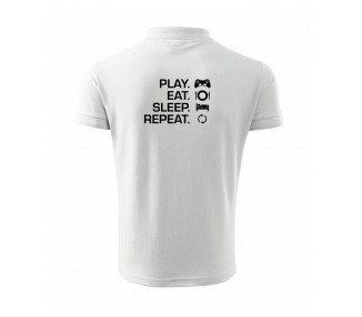 Play Eat Sleep Repeat game - Polokošile pánská Pique Polo 203