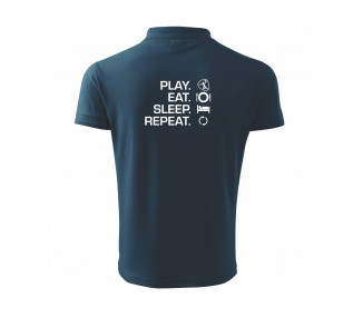 Play Eat Sleep Repeat házená - Polokošile pánská Pique Polo 203
