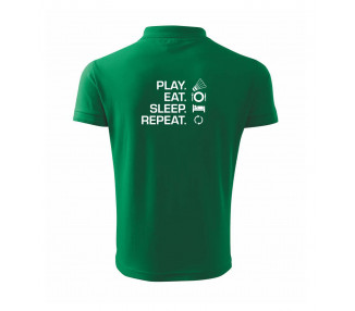 Play Eat Sleep Repeat badminton - Polokošile pánská Pique Polo 203