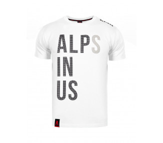 Bílé pánské tričko Alpinus