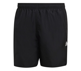 Černé pánské plavecké šortky Adidas Short Length Solid Swim