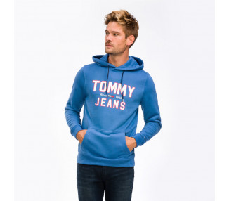 Tommy Jeans pánská modrá mikina Essential Logo