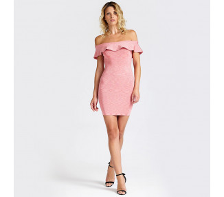 Guess dámské růžové melírované šaty