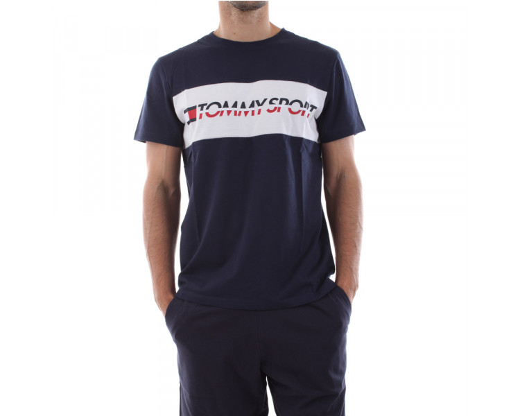 Tommy Sport pánské tmavě modré tričko