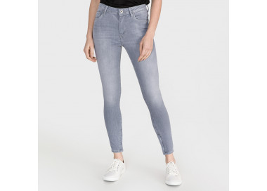 Pepe Jeans dámské šedé džíny Cher High