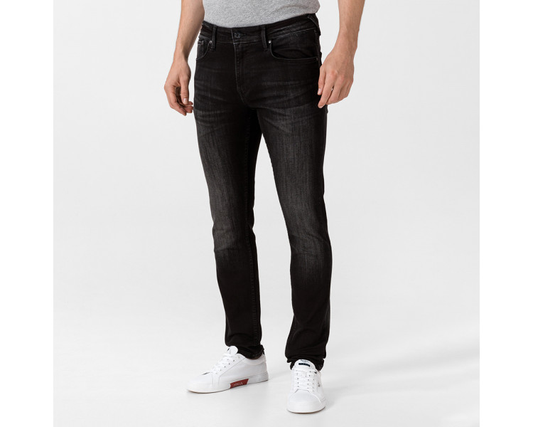 Pepe Jeans pánské černé džíny Finsbury
