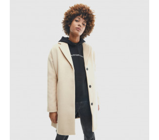 Calvin Klein dámský béžový kabát