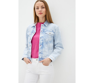 Pepe Jeans dámská modrá džínová bunda Rose