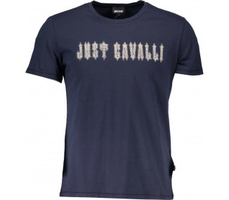 Just Cavalli pánské tričko Barva: Modrá, Velikost: XL