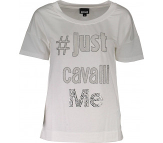 Just Cavalli dámské tričko Barva: Bílá, Velikost: XS