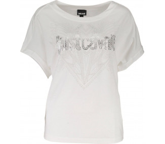 Just Cavalli dámské tričko Barva: Bílá, Velikost: L