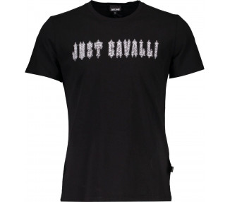 Just Cavalli pánské tričko Barva: černá, Velikost: 2XL