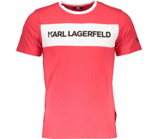 Karl Lagerfeld pánské tričko Barva: červená, Velikost: XL