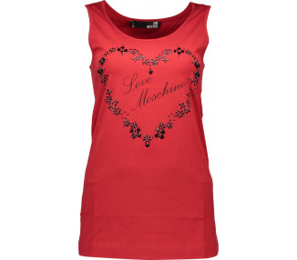 Love Moschino dámské tričko Barva: červená, Velikost: 46