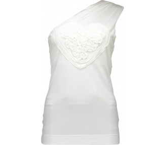Love Moschino dámské tričko Barva: Bílá, Velikost: 44