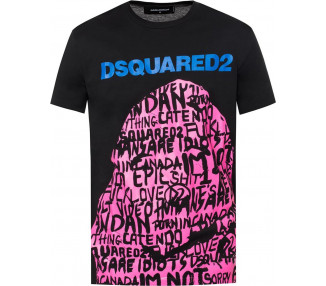 Dsquared2 pánské tričko Barva: černá, Velikost: S
