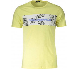 Karl Lagerfeld pánské tričko Barva: žlutá, Velikost: XL