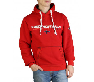 Geographical Norway pánská mikina Barva: červená, Velikost: S