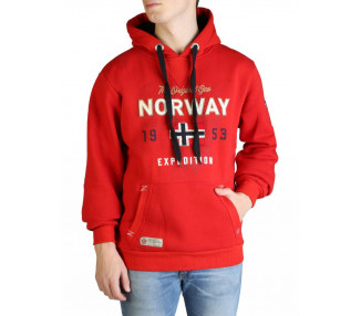 Geographical Norway pánská mikina Barva: červená, Velikost: M