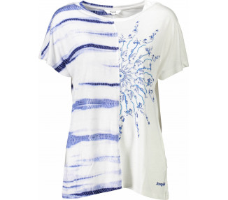 DESIGUAL dámské tričko Barva: Bílá, Velikost: L