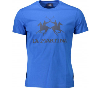La Martina pánské tričko Barva: Modrá, Velikost: L
