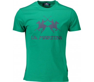 La Martina pánské tričko Barva: Zelená, Velikost: XL