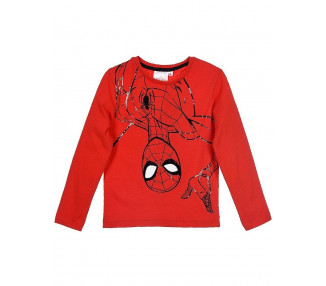 Spiderman červené tričko s dlouhým rukávem