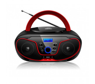 BRAVO CD přehrávač s USB/Bluetooth B-6037 Barva: Červená