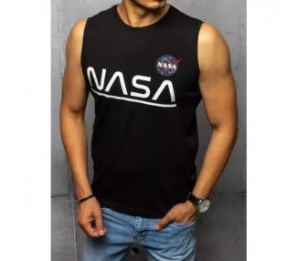 Pánský nátělník s potiskem černý NASA