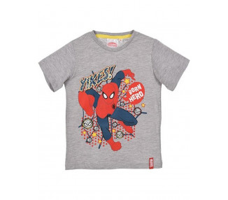Spiderman chlapecké šedé tričko
