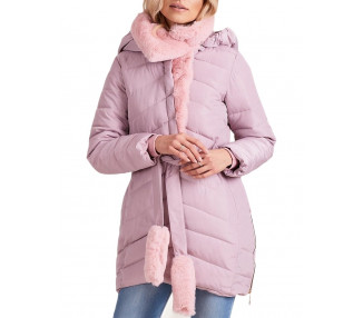 Dámská zimní růžová bunda