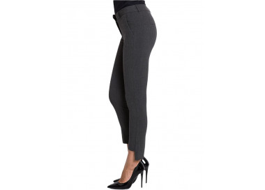 Tmavě-šedé dámské kalhoty s kapsami