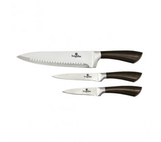 Berlinger HausSada nožů nerez 3 ks Shiny Black Collection