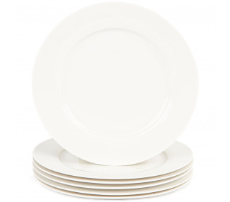 Mäser Sada dezertních talířů Clasico 20,5 cm, 6 ks, bílá