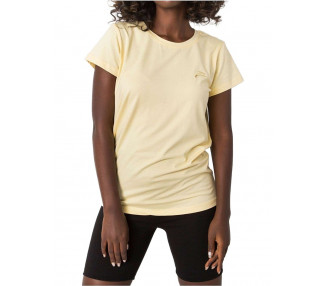 žluté dámské tričko s krátkým rukávem