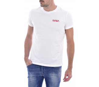 Nasa pánské tričko Barva: Bílá, Velikost: XL