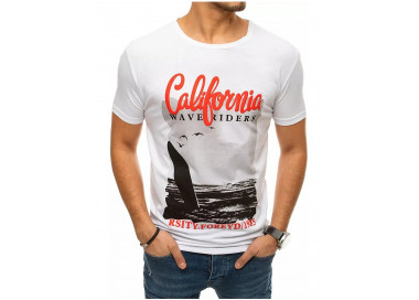 Bílé pánské tričko california