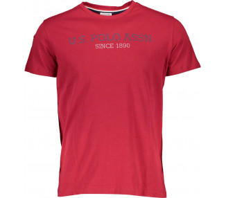 U.S. POLO pánské tričko Barva: červená, Velikost: 3XL