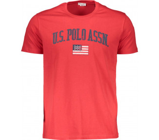 U.S. POLO pánské tričko Barva: červená, Velikost: 3XL