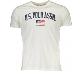 U.S. POLO pánské tričko Barva: Bílá, Velikost: 2XL