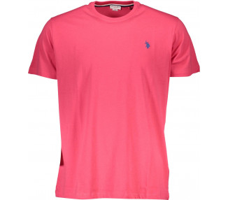U.S. POLO pánské tričko Barva: růžová, Velikost: 2XL