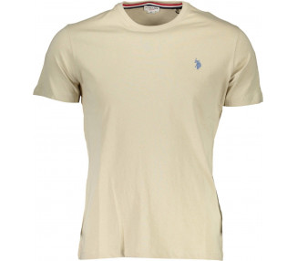 U.S. POLO pánské tričko Barva: béžová, Velikost: 3XL