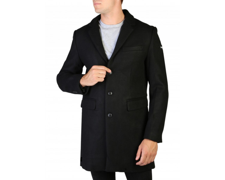 Alessandro Dell'Acqua pánský kabát Barva: černá, Velikost: M