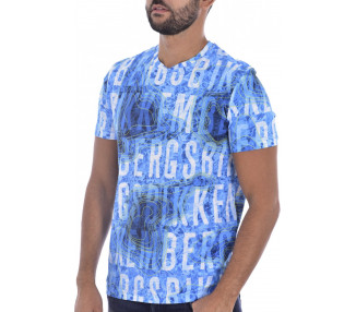 Bikkembergs pánské tričko Barva: BLUE MULTI, Velikost: M