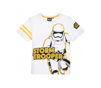 Star wars - bílé chlapecké tričko