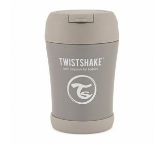 Twistshake Termoska na jídlo 350 ml, šedá 